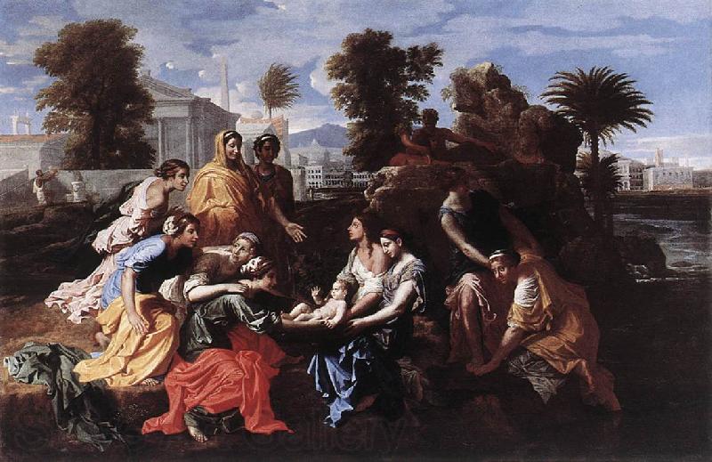 Nicolas Poussin Finding of Moses Spain oil painting art
